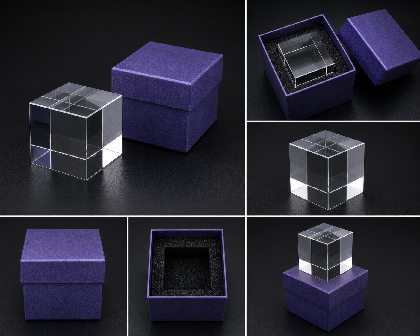 K9 Crystal 60x60x60mm cube
