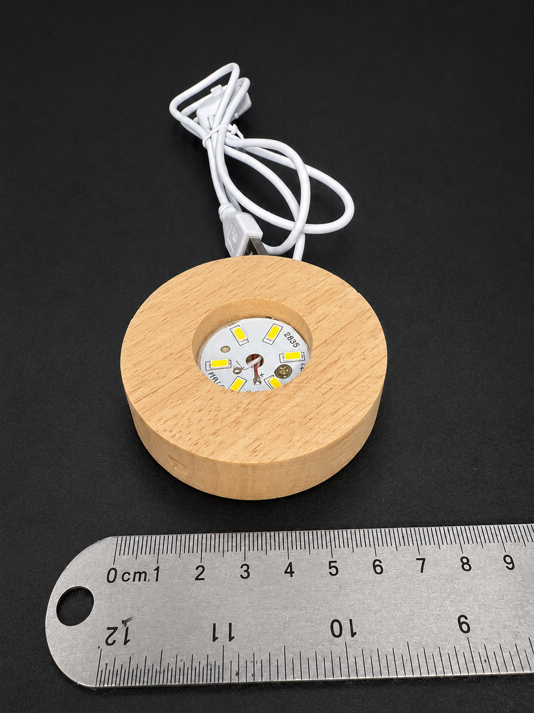 80mm K9 crystal Sphere with LED base light